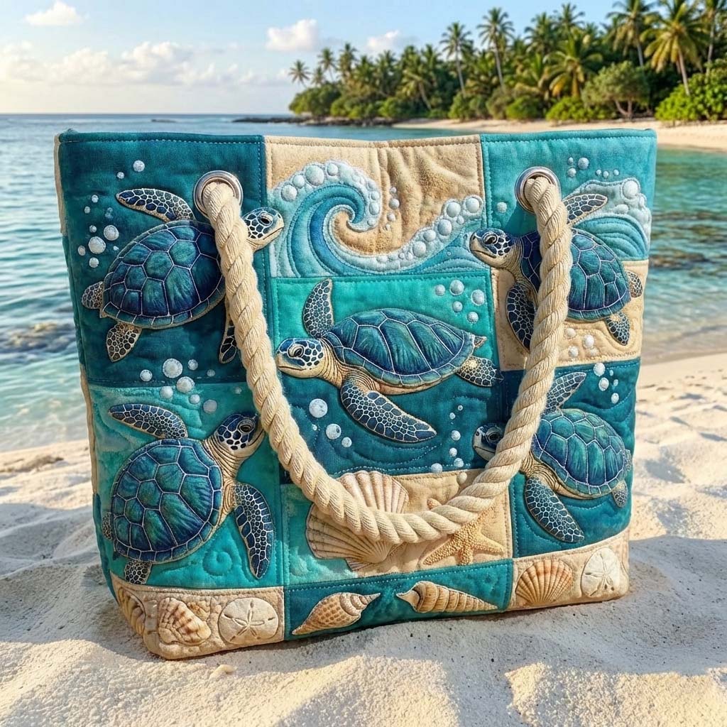 Vexora™ | Quilted Beach Tote