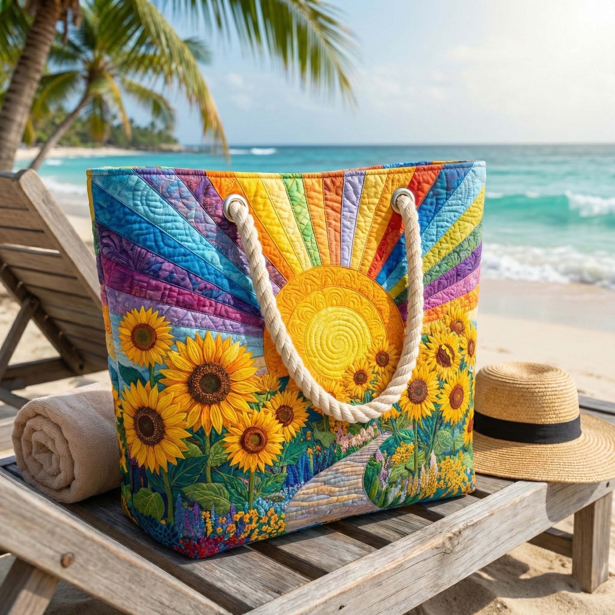 Florianne™ | Quilted Beach Tote Bag