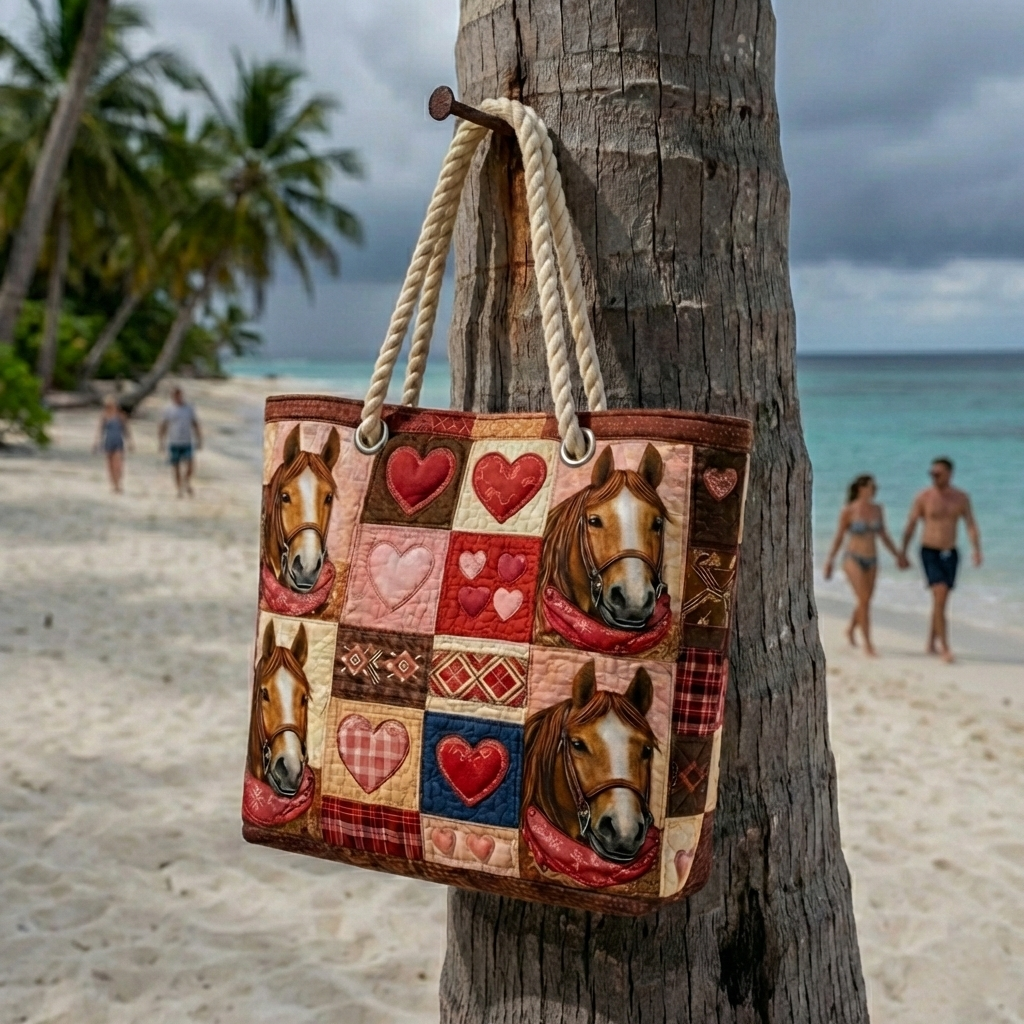 Sunnedell™ | Quilted Beach Bag