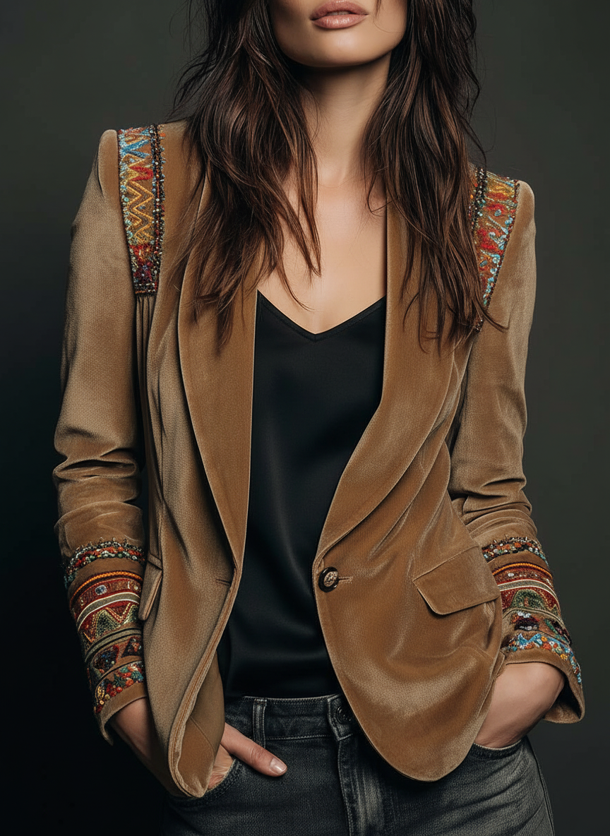 Kelloway™ | Bohemian Embroidered Blazer