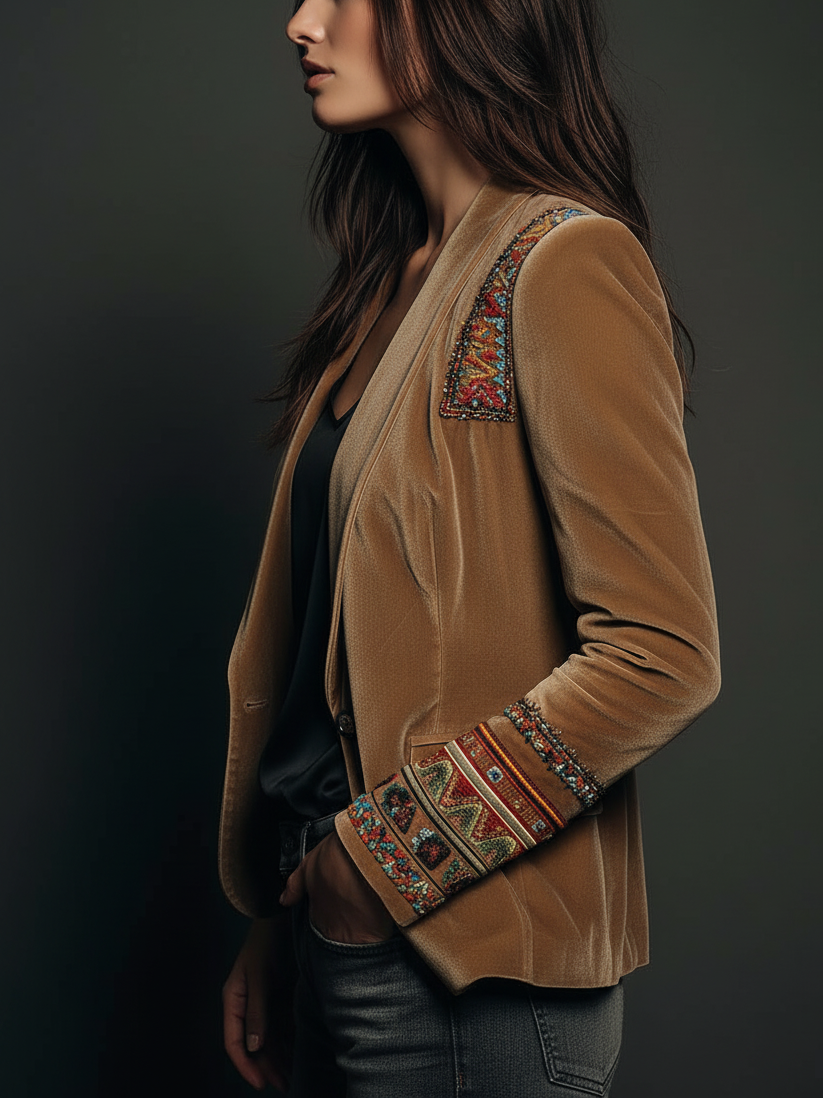 Kelloway™ | Bohemian Embroidered Blazer