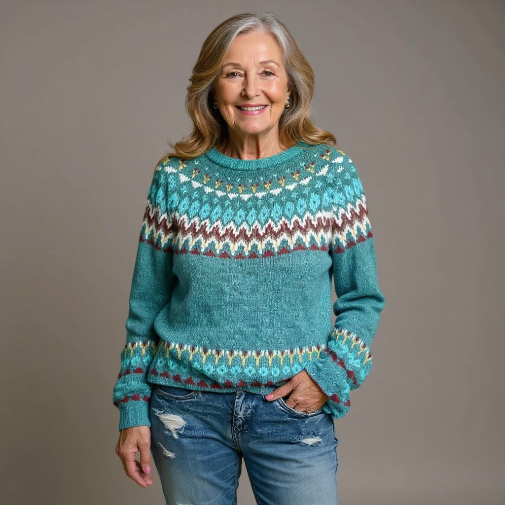 Tovelle™ | Icelandic Fair Isle Sweater