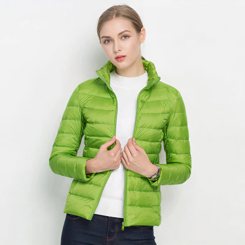 Elsie | Women's Lightweight Quilted Stand-Collar Jacket
