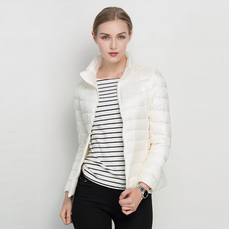 Elsie | Women's Lightweight Quilted Stand-Collar Jacket