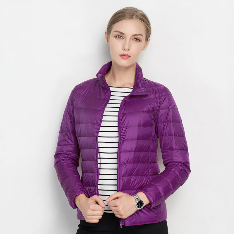 Elsie | Women's Lightweight Quilted Stand-Collar Jacket