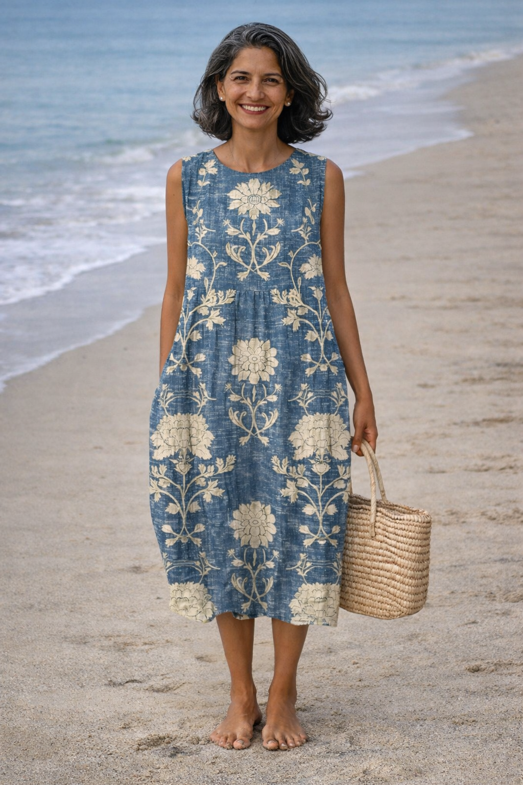 Delphine™ | Boho Midi Dress