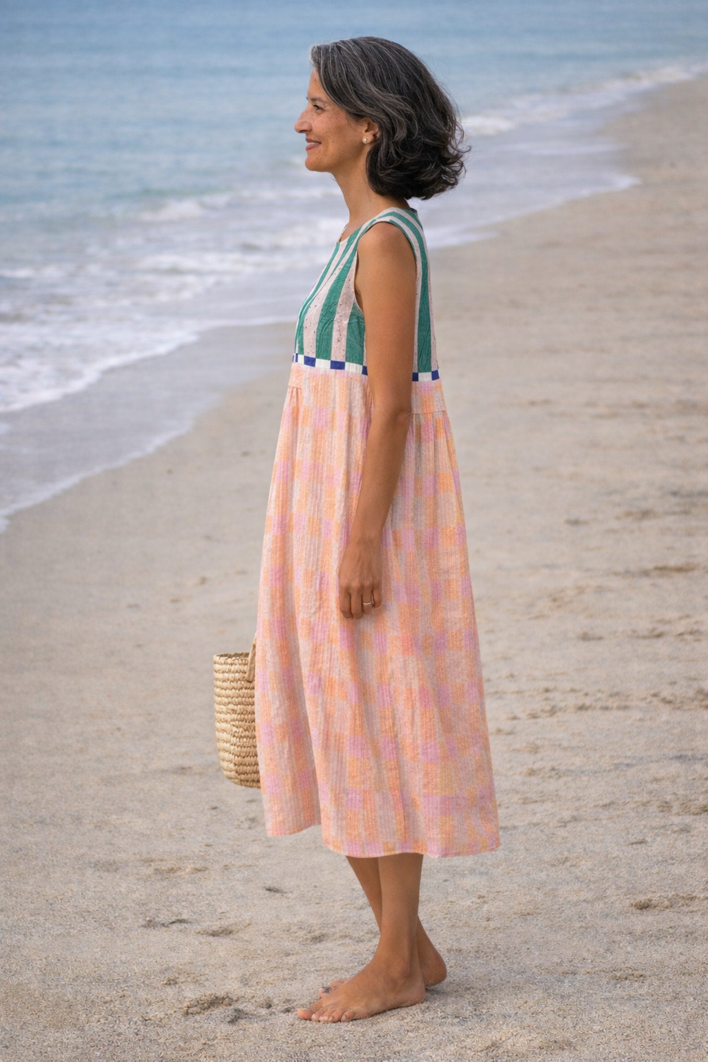 Gisela™ | Pastel Stripe Midi Dress