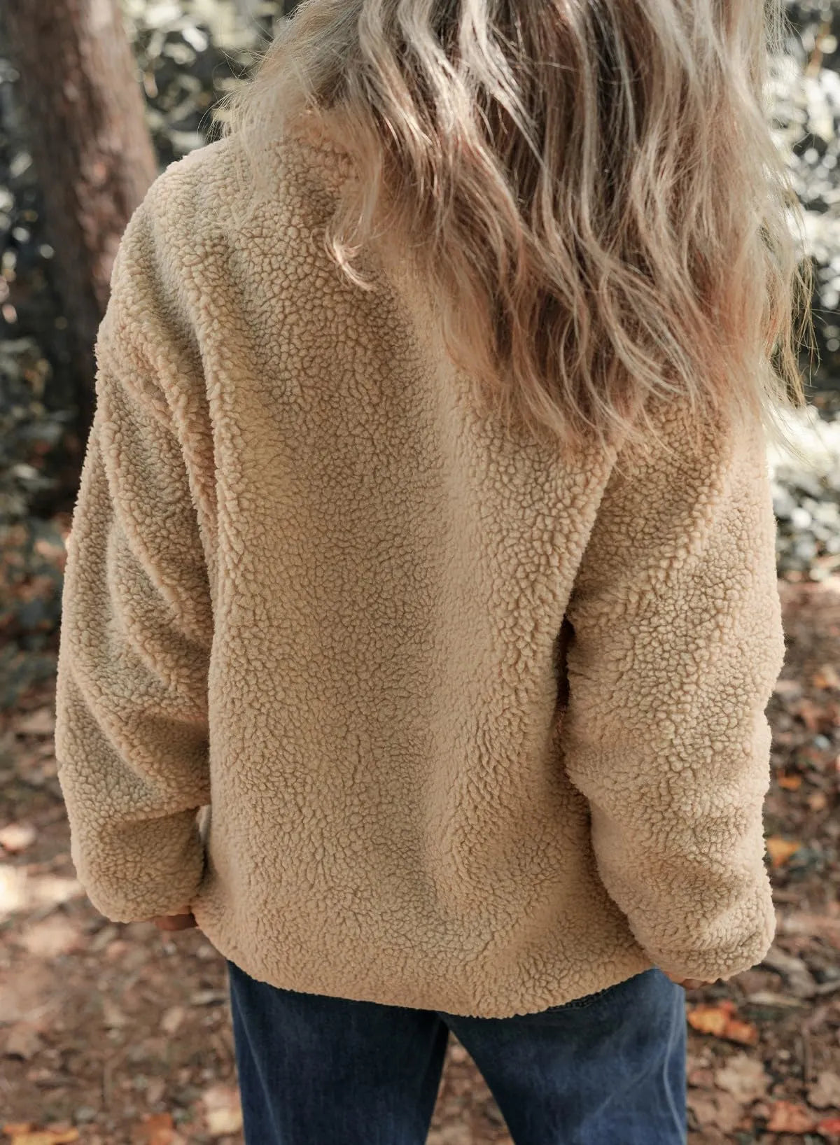 Aurelia | Teddy Full Zipper Fleece Jacket