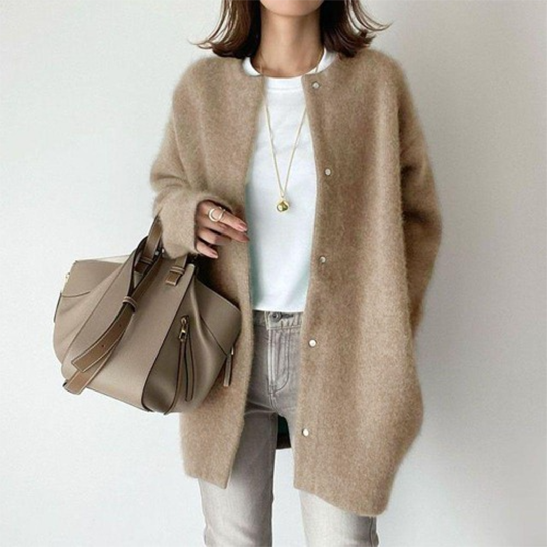 Alicia™ | Long Soft Knit Cardigan