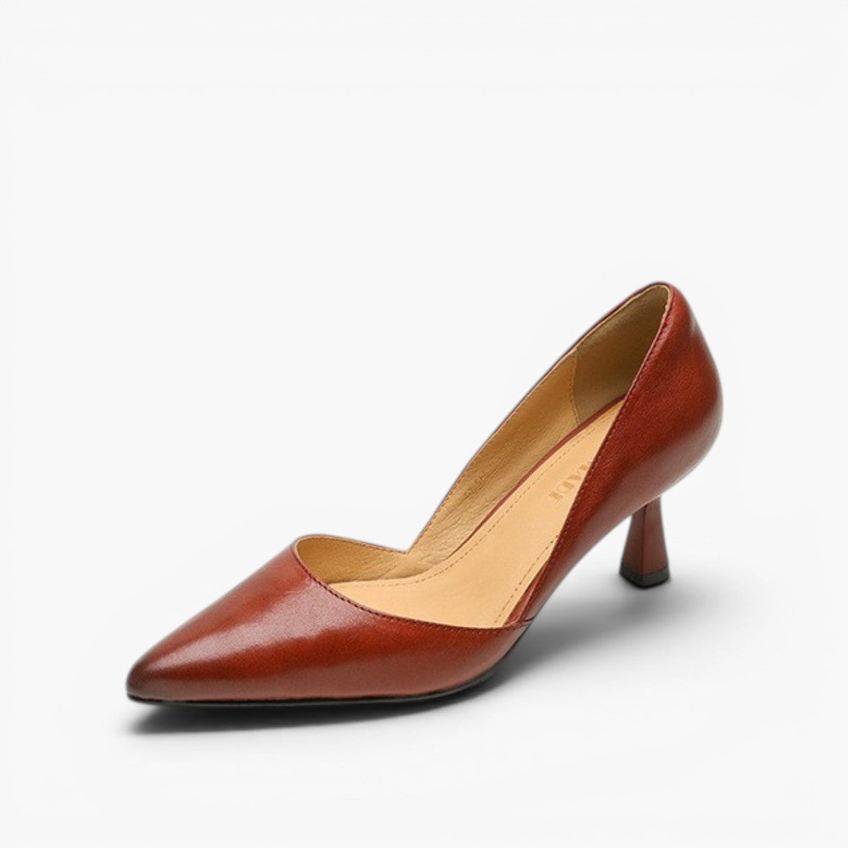 Women's Curve Leather Heels