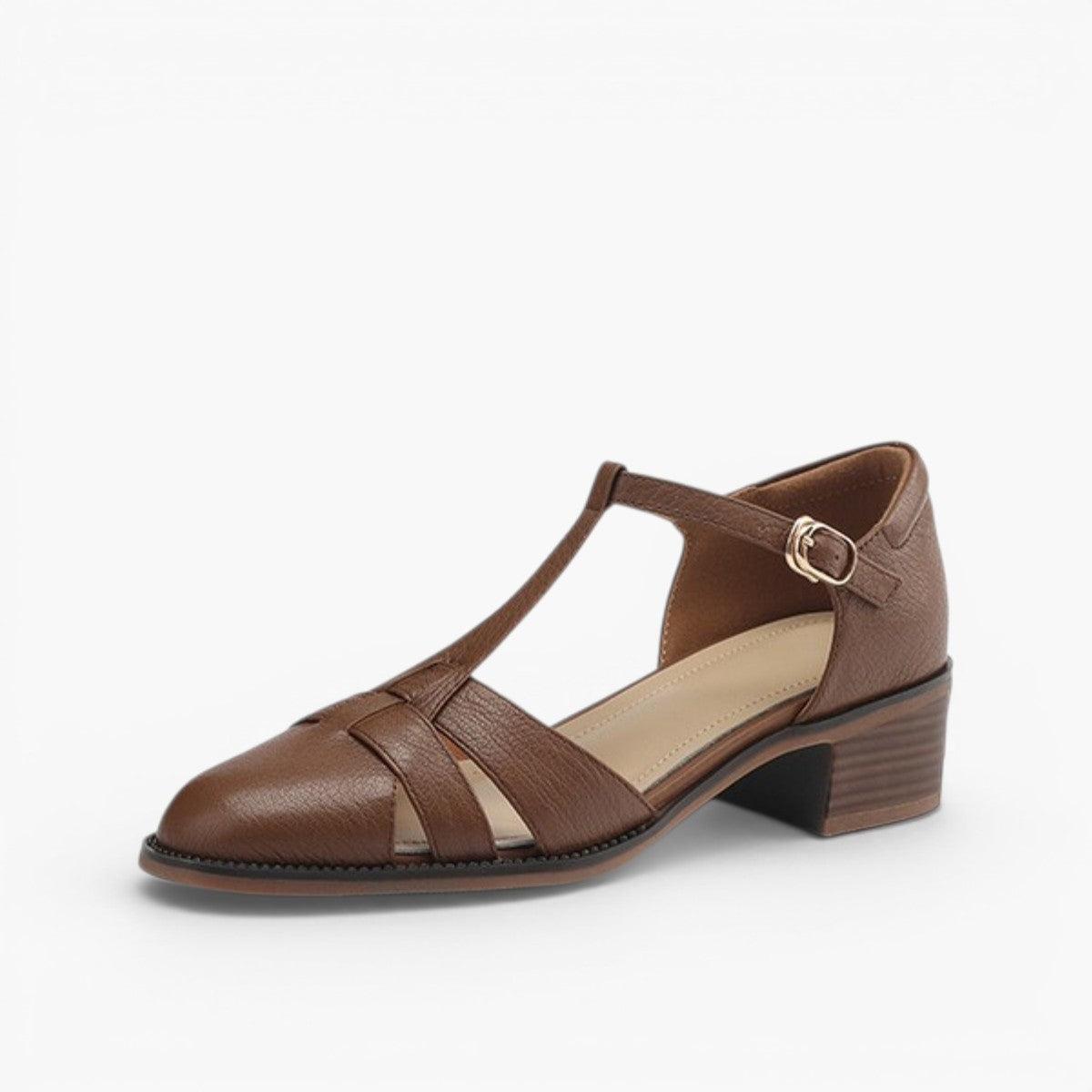 Women's Roman Leather Heels