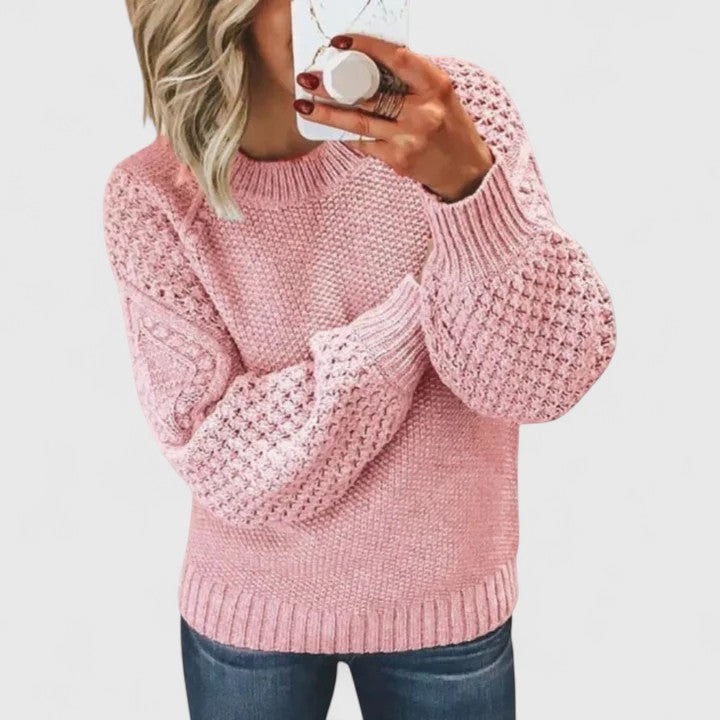 Dianne | Casual Crew Neck Winter Knit Sweater