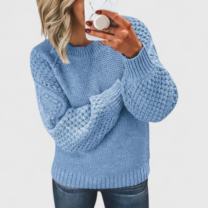 Dianne | Casual Crew Neck Winter Knit Sweater