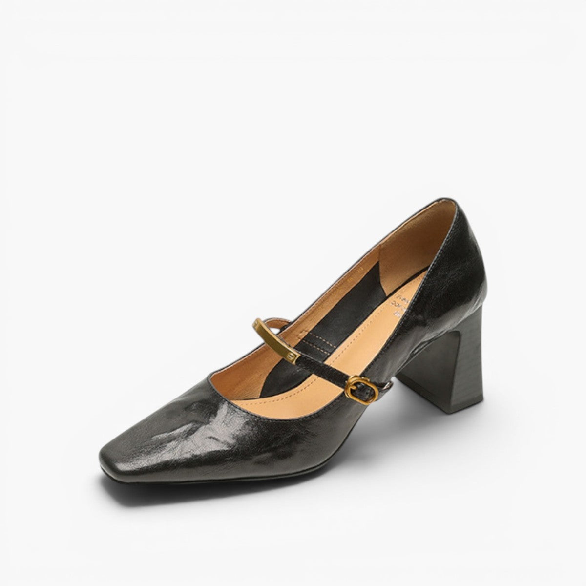 Women's Leather Strap Pumps
