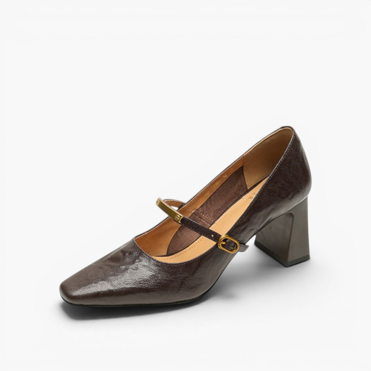 Women's Leather Strap Pumps