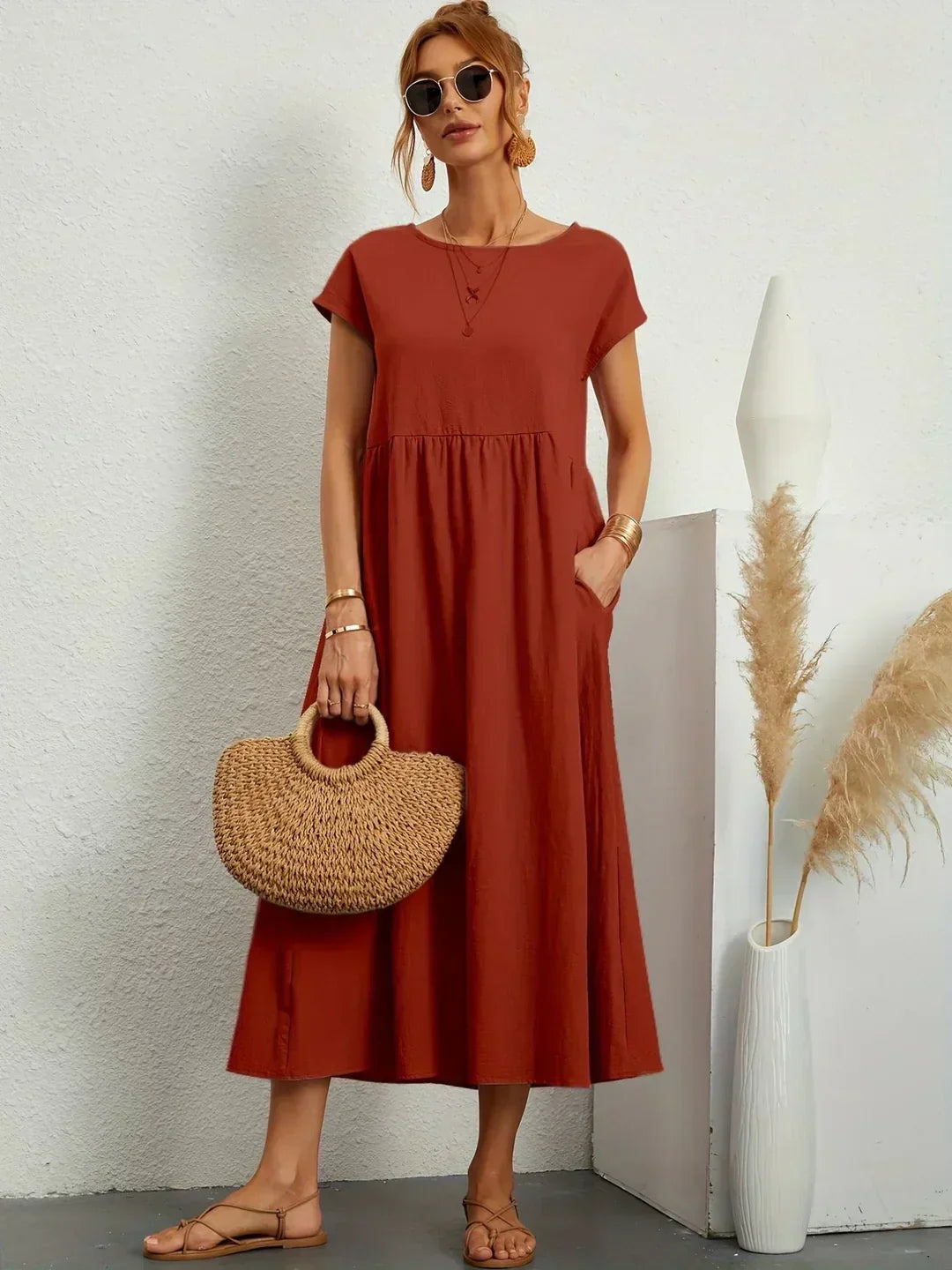 Isabel™ | Elegant Midi Dress