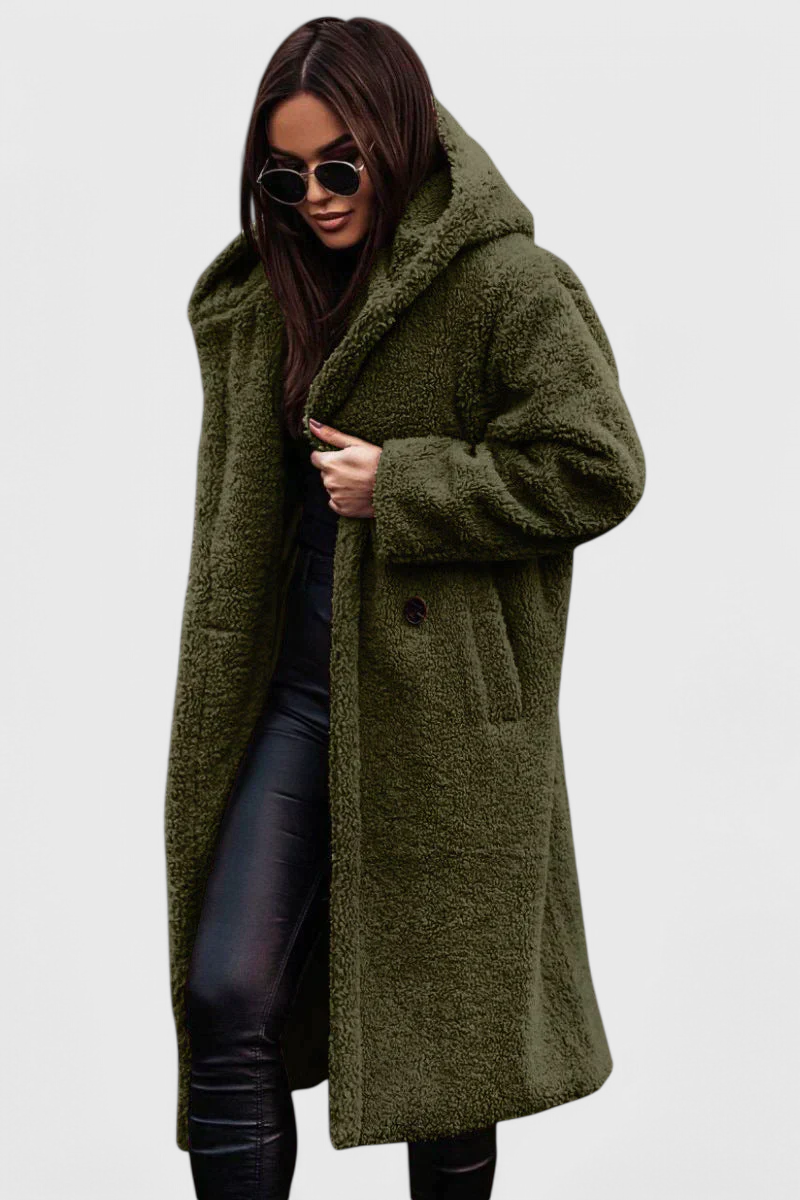 Arvella™ | Relaxed Longline Hooded Coat