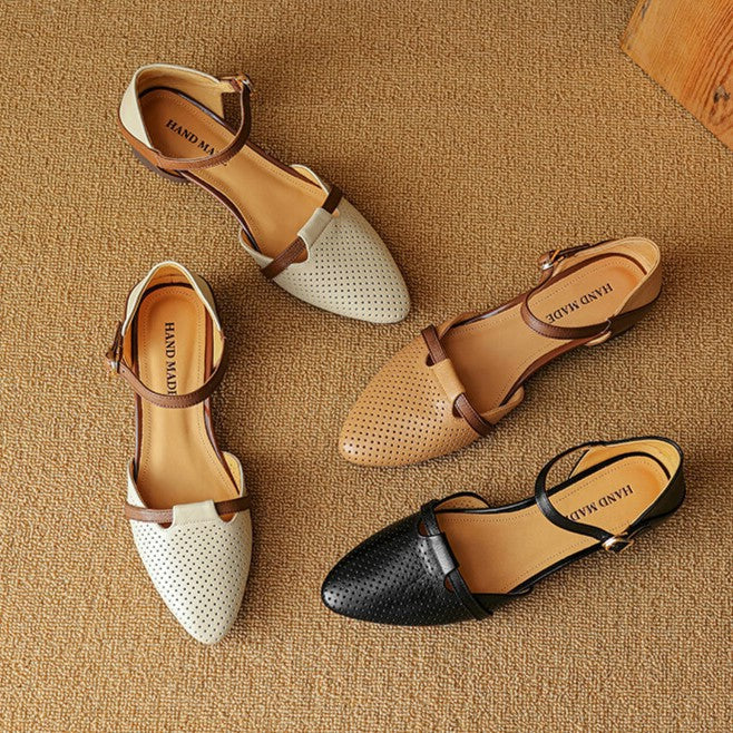 Women's Leather Slingbacks