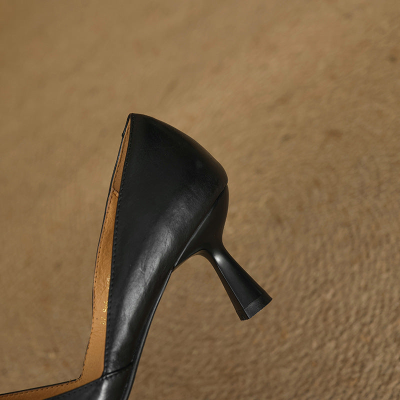 Women's Curve Leather Heels