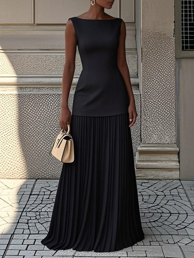 Kassidy™ | Pleated Maxi Dress