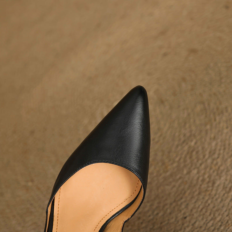 Women's Curve Leather Heels