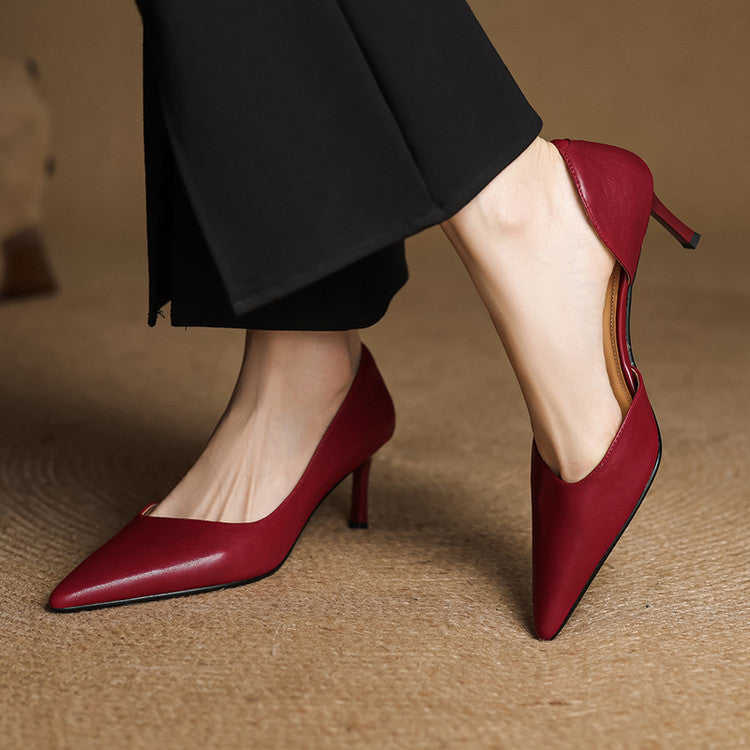 Women's D’Orsay Leather Pumps