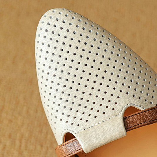 Women's Leather Slingbacks