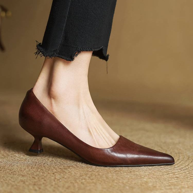 Women's Leather Heels