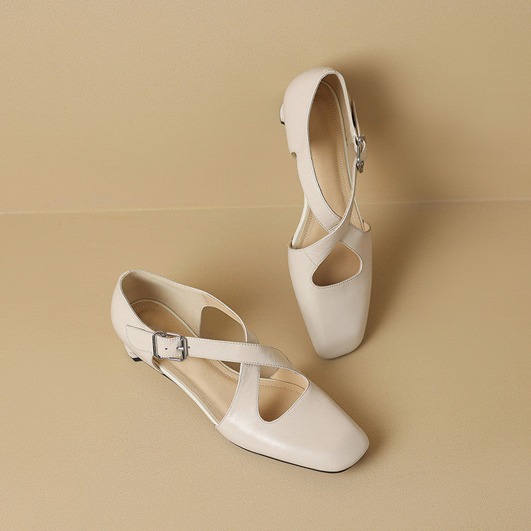 Women's D'Orsay Leather Heels