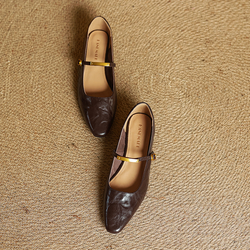 Women's Lambskin Mary Janes