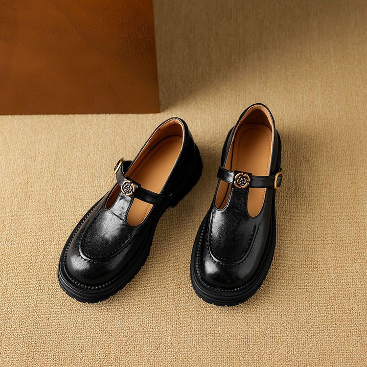 Women's Leather Mary Janes