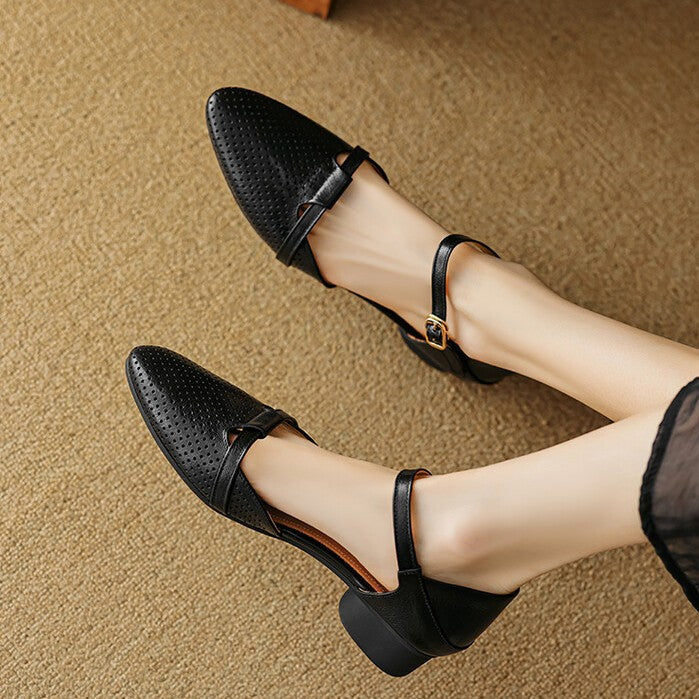 Women's Leather Slingbacks