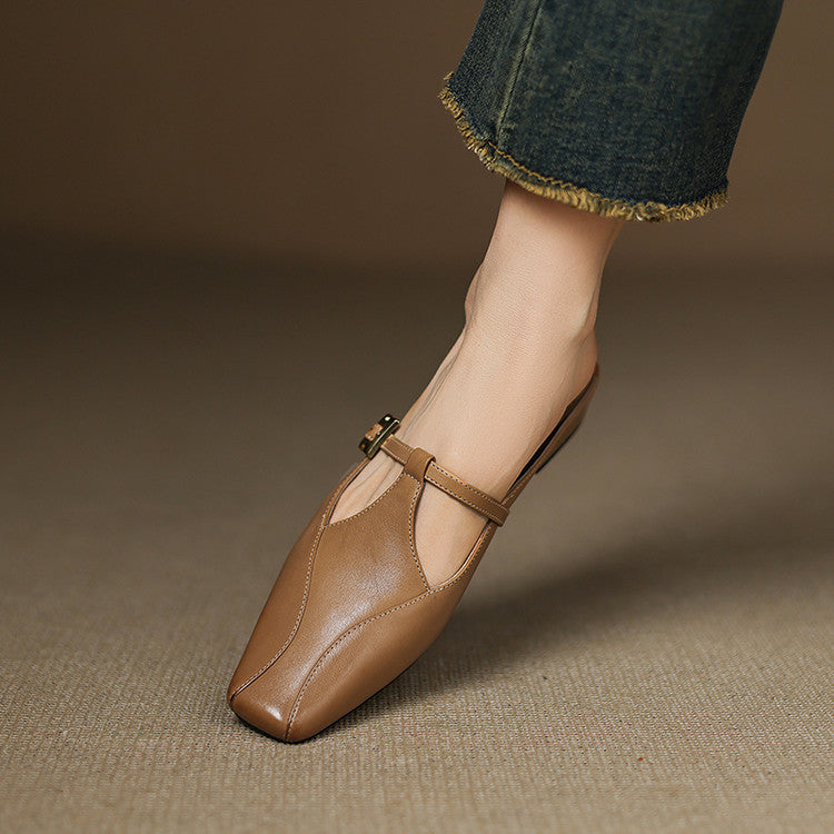 Women's Sculpt Leather Mules