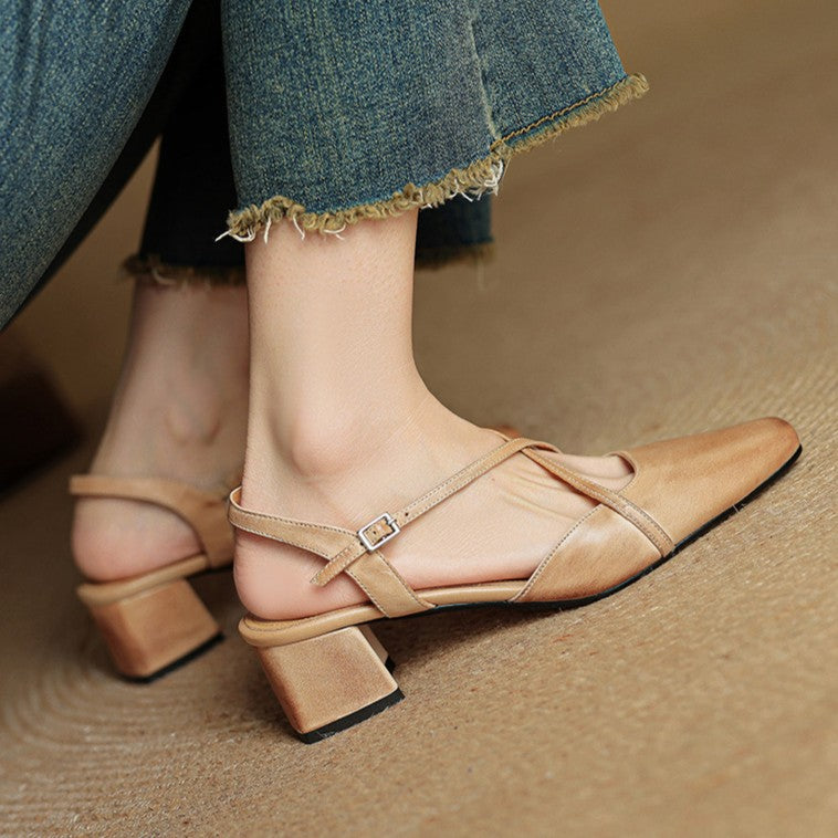 Women's Leather Heels
