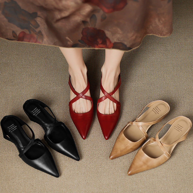 Women's Leather Mules
