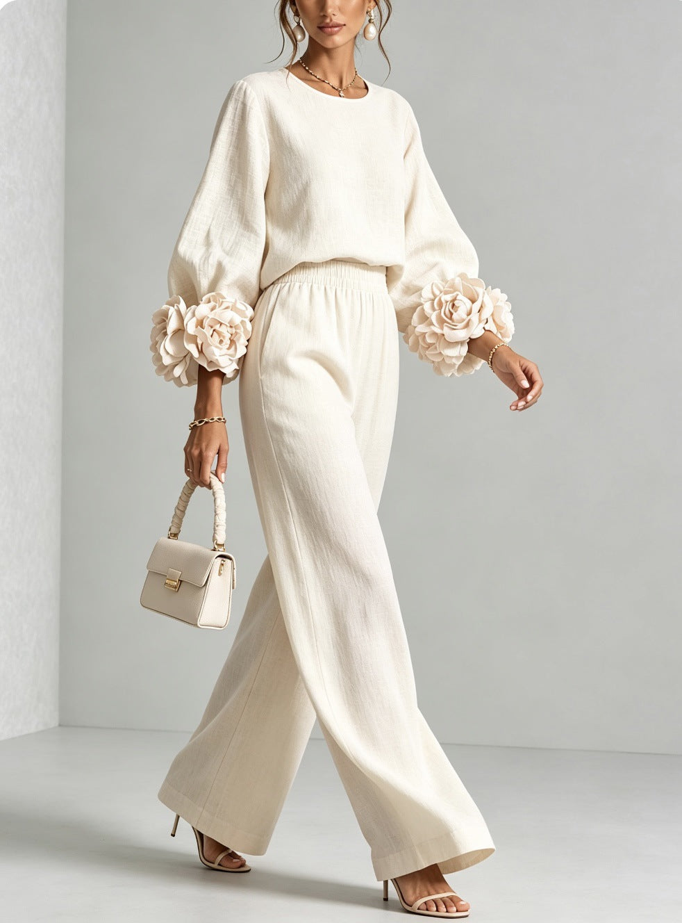 Nicolinda™ | Floral Cuff Two-Piece Set