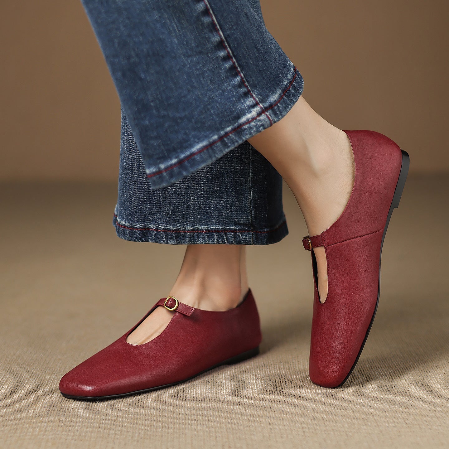 Ottilie™ | High-Vamp Mary Jane Flat