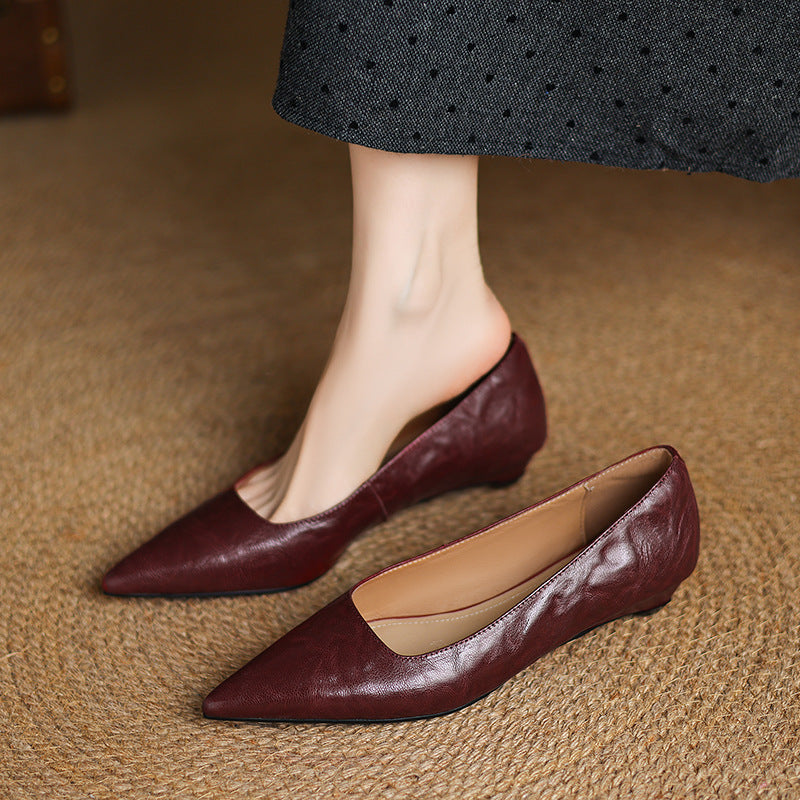 Women's Lambskin Leather Flats