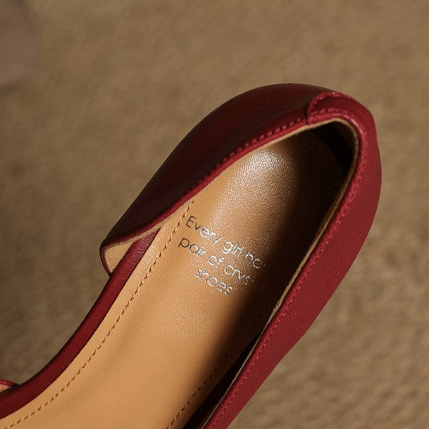 Women's D’Orsay Leather Pumps