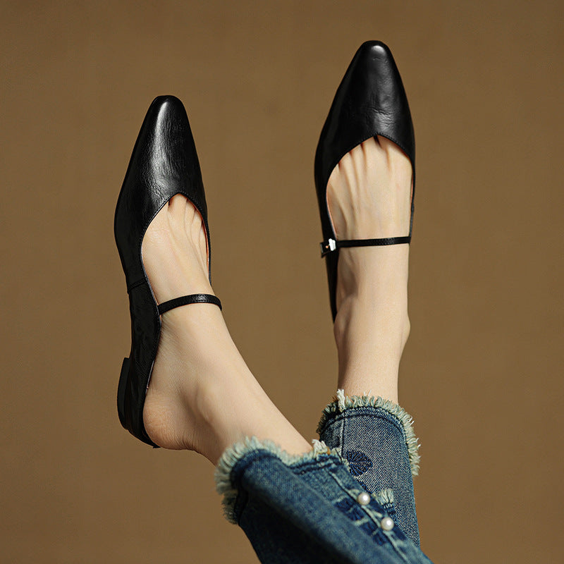 Women's Leather Mules