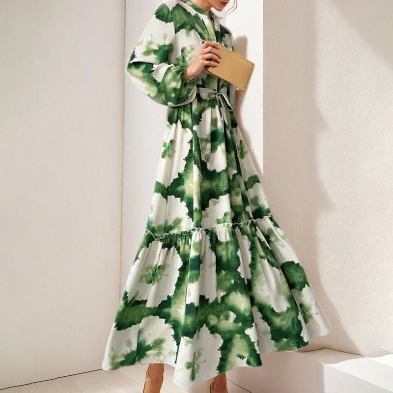 Seraphine™ | Botanical Print Maxi Dress