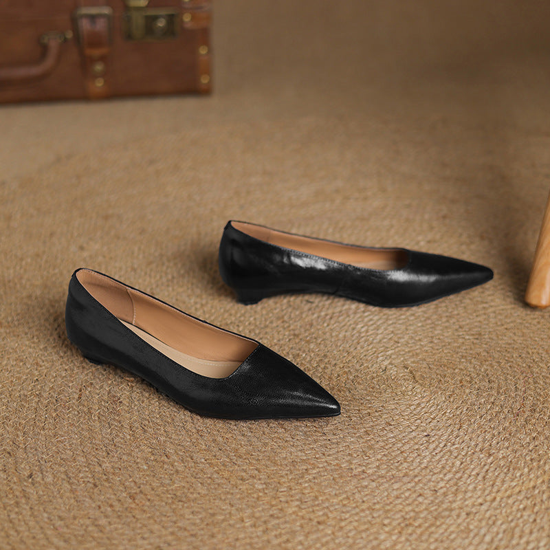 Women's Lambskin Leather Flats