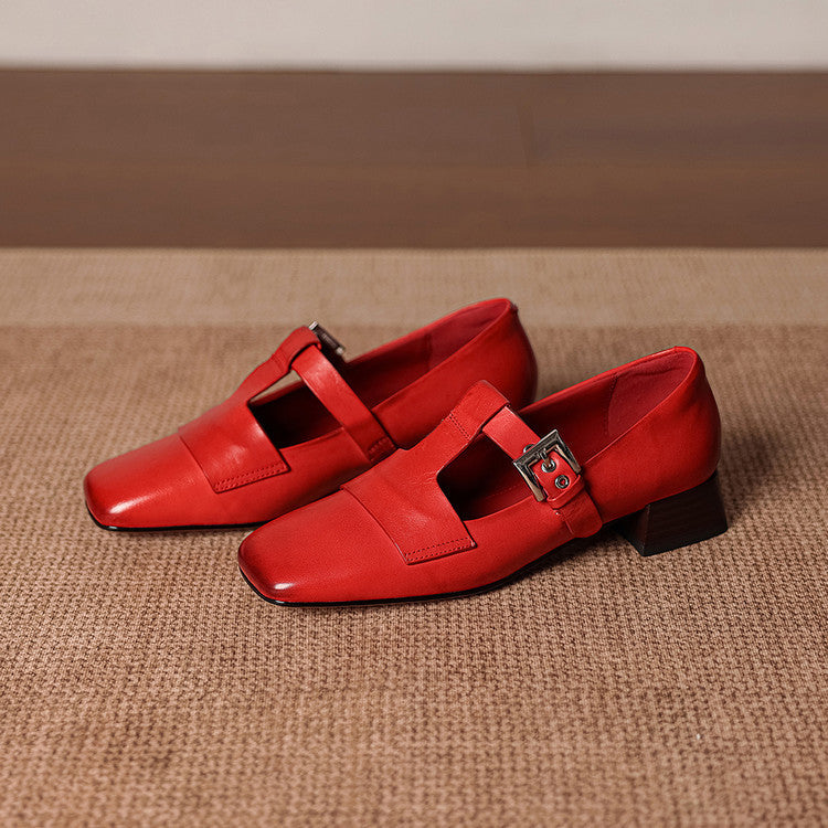 Kellaway™ | T-Strap Block Heel Pumps
