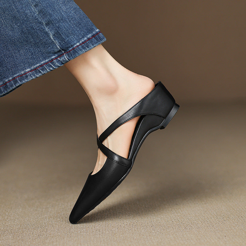 Women's Leather Mules