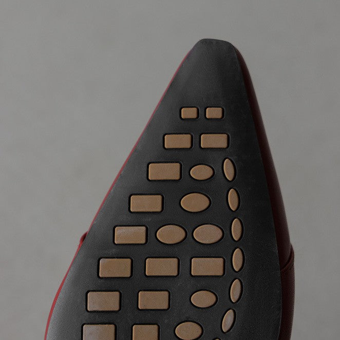Women's Leather Mary-Jane Heels