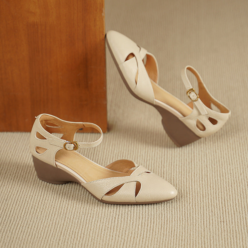 Women's Lambskin Leather Heels