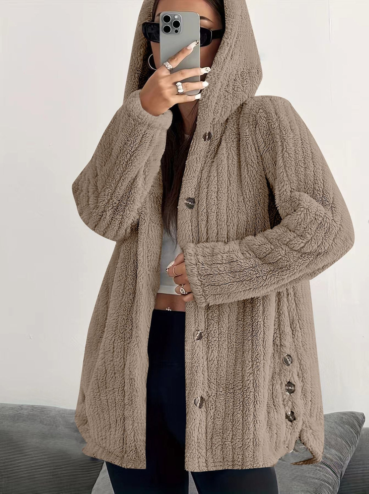 Women's Hooded Cardigan