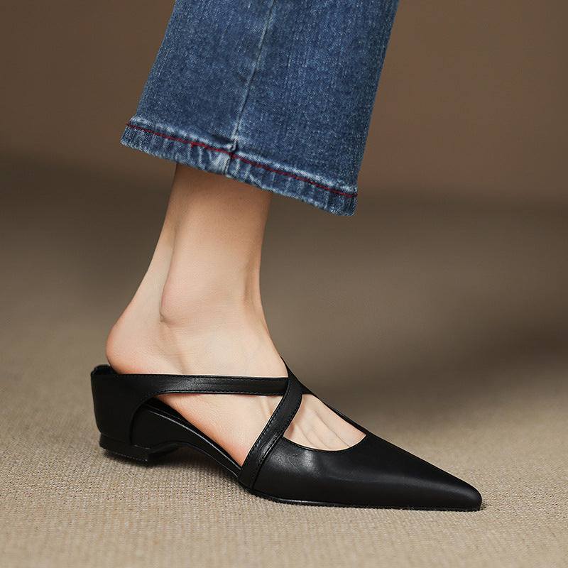 Women's Leather Mules