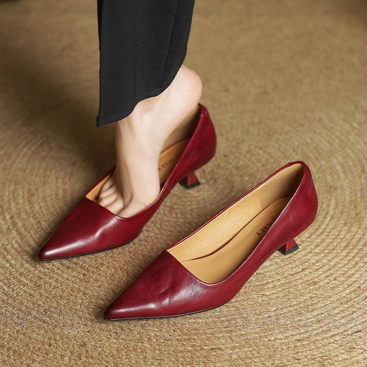 Women's Leather Heels