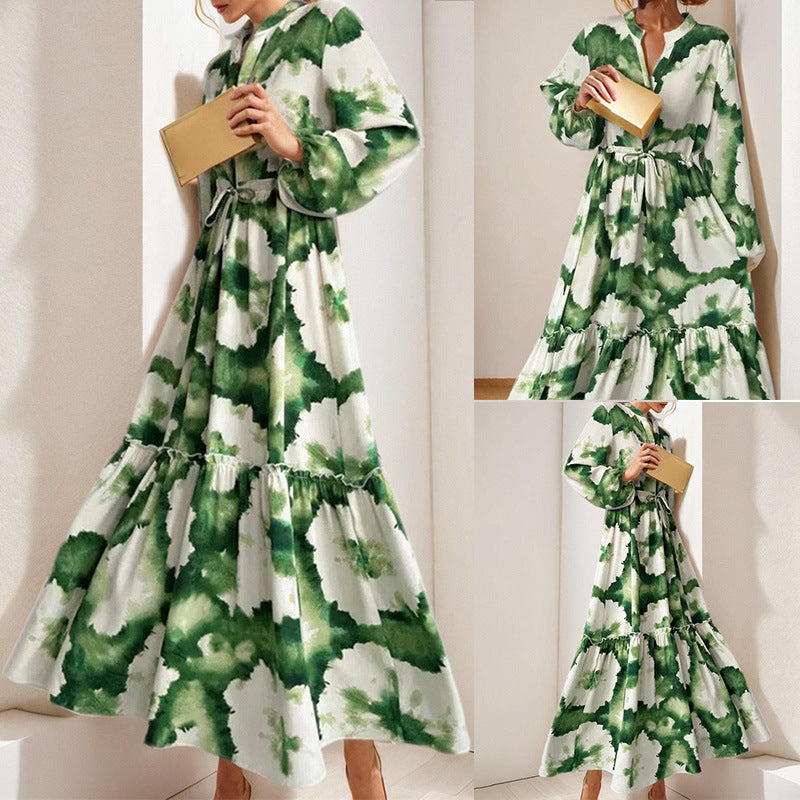 Seraphine™ | Botanical Print Maxi Dress